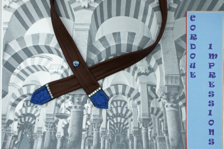 Collier de cuir CORDOUE IMPRESSIONS